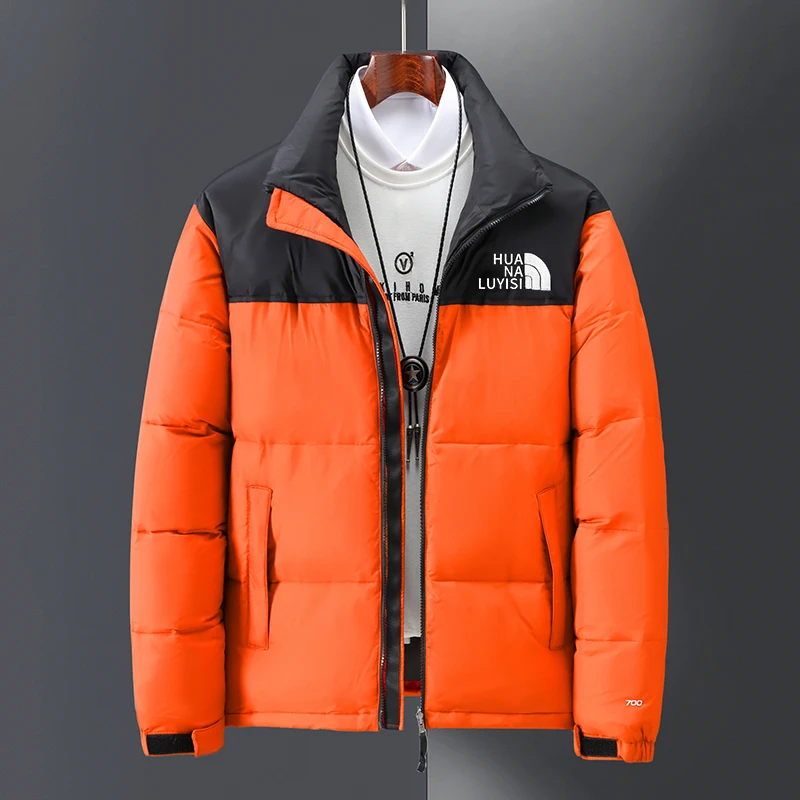 Down jacket men's short 2022 new fashion brand autumn and winter coat Korean fashion handsome jacket