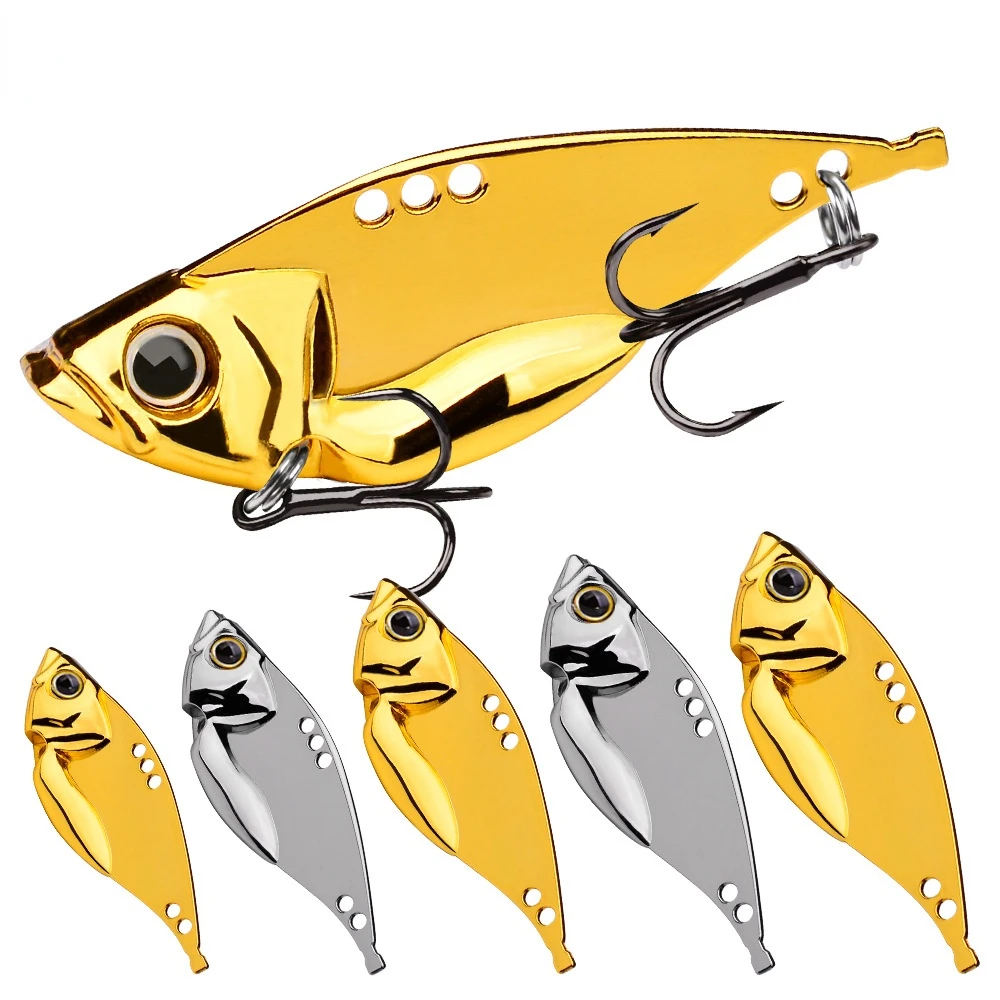 

1Pcs 5g 7g 10g 15g 20g Metal VIB Lure Vibration Spoon Lure Fishing Lures Bass Saltwater Winter VIB Sinking Artificial Bait Vib