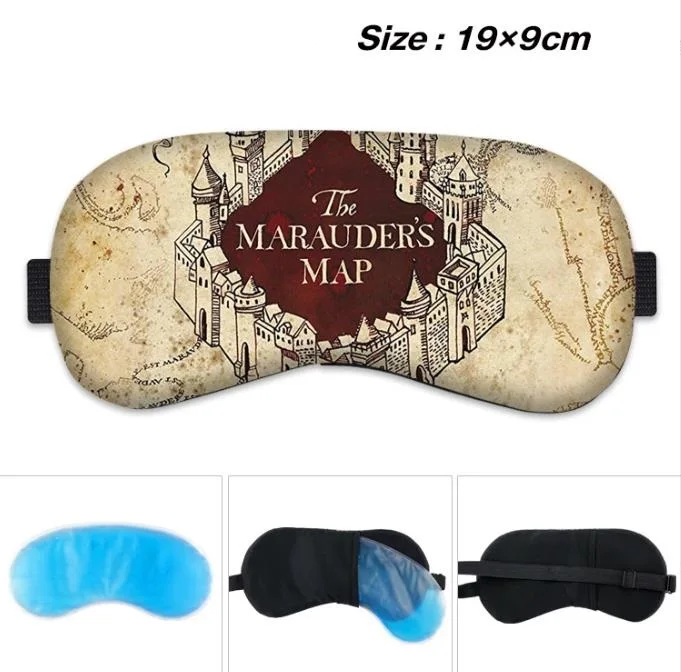 Маска для глаз хлопковая мягкая мужчин и женщин аксессуар сна в стиле Гарри