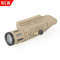 black tan airsoft accessories hunting light tactical flashlight for 21 2mm picatinny rail gz15 0122
