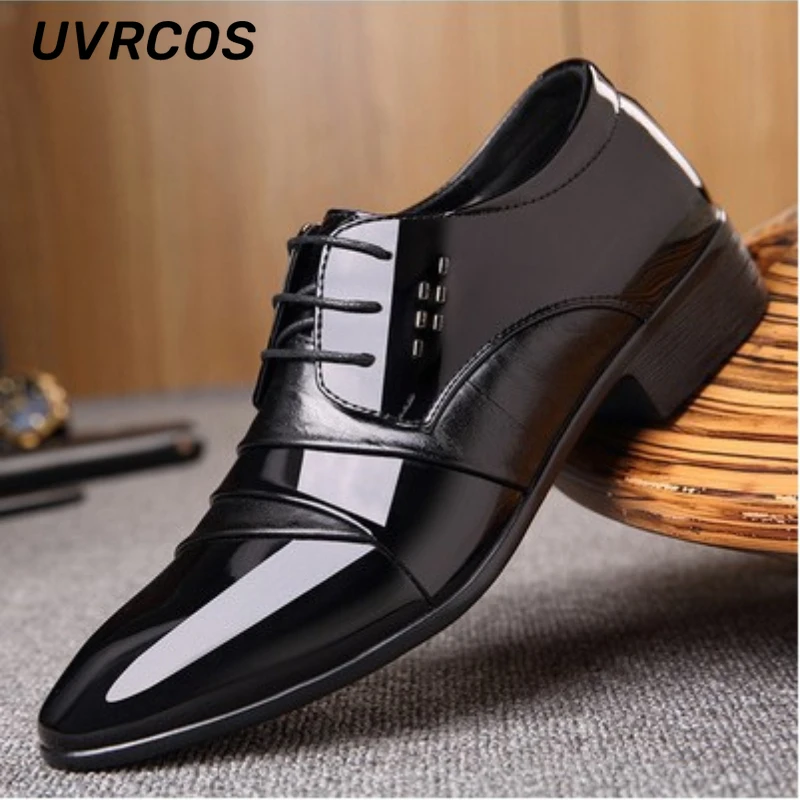 

Dress Casual Shoes Men Leather Business Spring 's British Warm Fashion Low-top