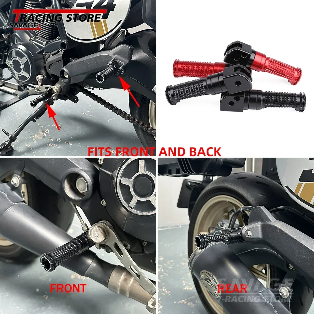 Для Ducati Supersport 937 939 950/S Monster 659 696 795 797/Plus 1100/S/EVO передняя и задняя подножка подставка