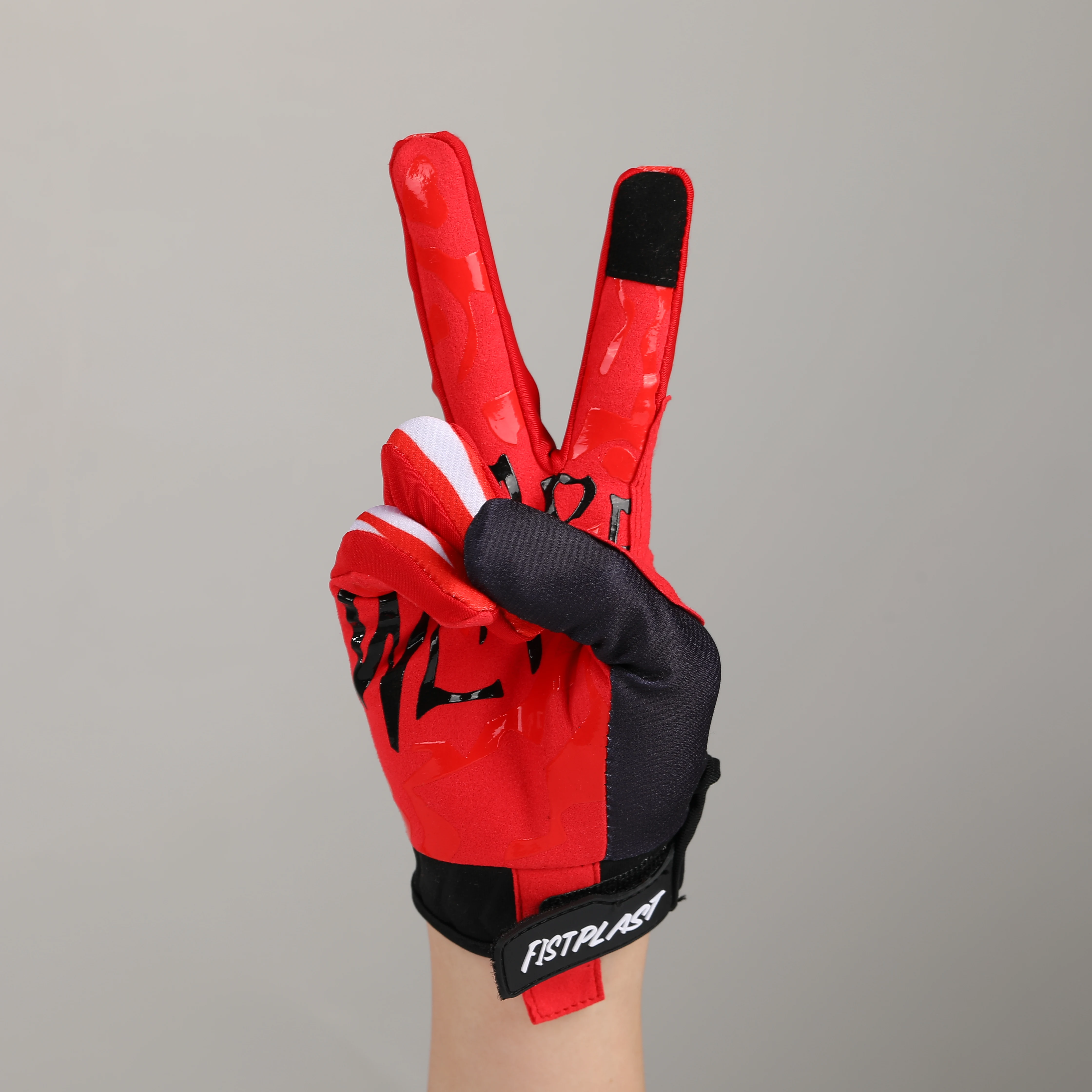 Фото Fistplast Adult for Fox с сенсорным экраном для бездорожья, быстросъемные дышащие нескользящие перчатки из микрофибры с длинными пальцами №4