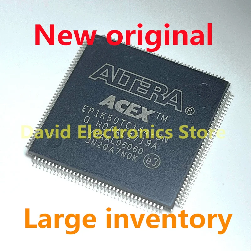 

2PCS/lot New original EP1K50TC144-3N packaging QFP144 programmable logic device IC chip EP1K50TI144-2N