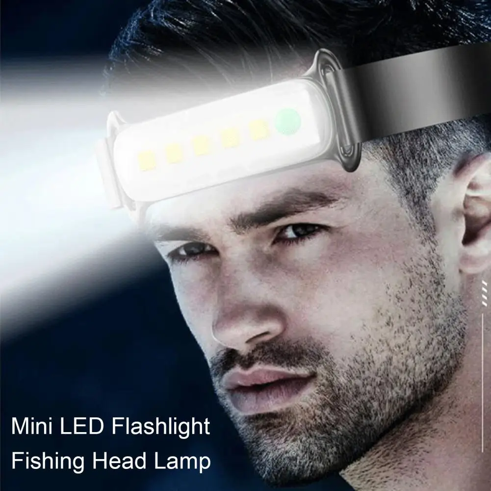 

COB LED Headlamp Waterproof Rechargeable 3 Modes Illumination Running Headlight Riding Fishing LED Flashlight Camping Equipment