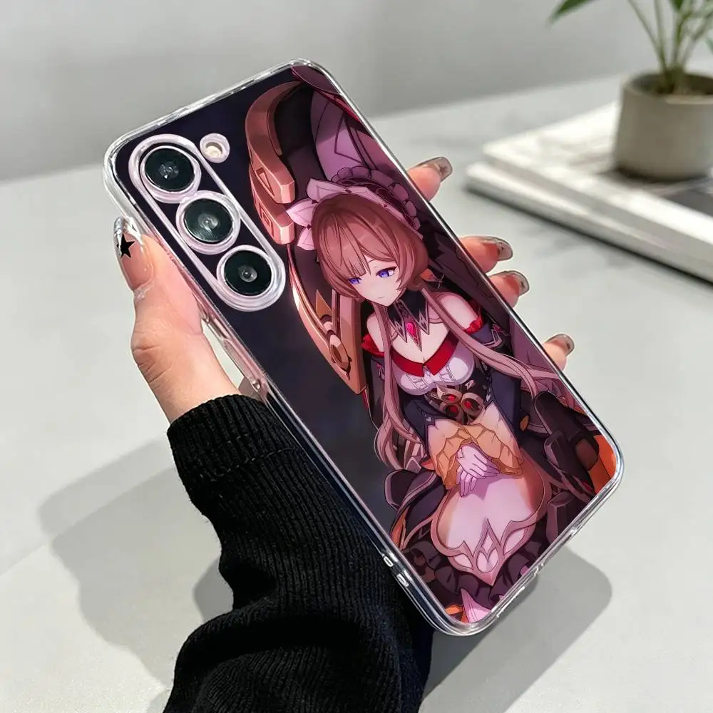Фото Чехол для телефона Genshin Impact Game Sandrone для Samsung Galaxy A10,12,20,21S,30,31,40,50,51,52,70,A71, другие модели, прозрачный, мягкий №5