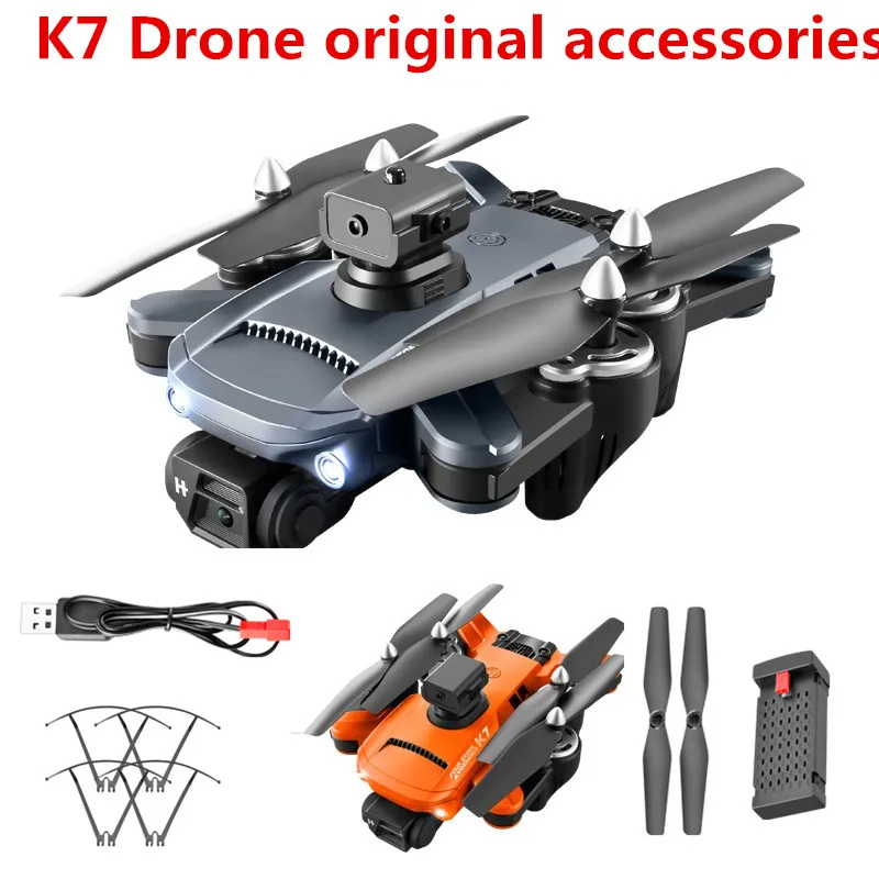 

K7 Drone Original Accessories 3.7V 1800Mah Battery/ Propeller Blade/ USB Line/ For K7 Pro Drone spare parts