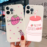 strawberry case for iphone xr case soft silicone iphone 11 12 13 pro max 12 mini x xs max 7 8 6 6s plus se 2020 shockproof funda