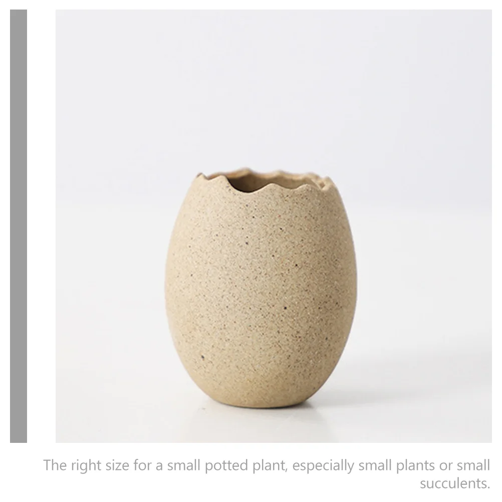 Керамический страусиный яичный скорлупа птичий керамический цветочный горшок