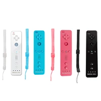wireless remote gamepad controller for nintendo wii console nunchuck remote control optional motion plus with silicone case