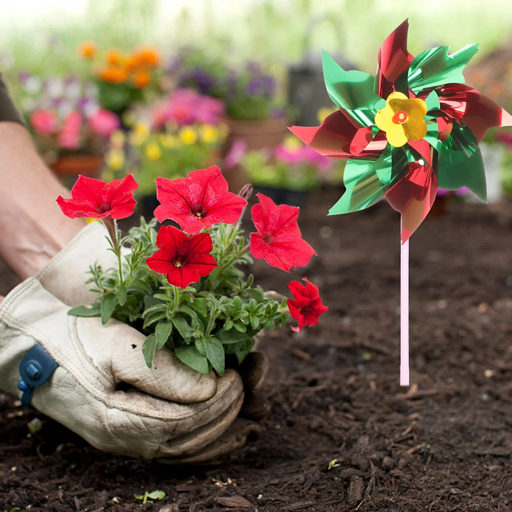 

20pcs Windmill Decor Small DIY Pinwheel Windmill Playthings Landscape Windmill Decor