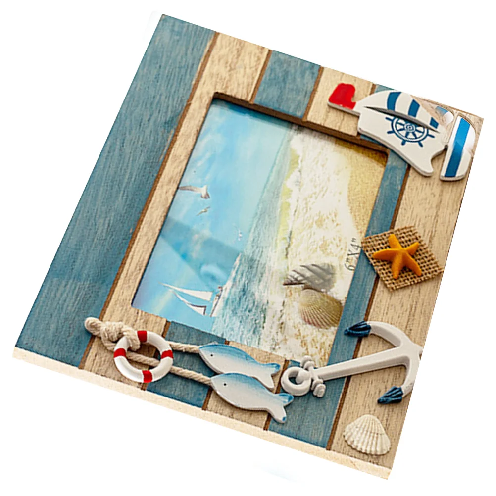 Настольная стоячая фоторамка в морском стиле для дисплея домашний декор рамки