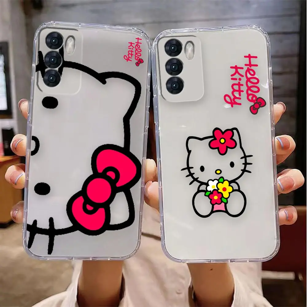 

Clear V23 Case For VIVO V23 V21 V20 V17 V15 V11I Y93 Y91 Y85 Y72 Y67 Y50 Y30 Y21 SE PRO 5G Case Cute Cartoon Hello K-Kitty 2023