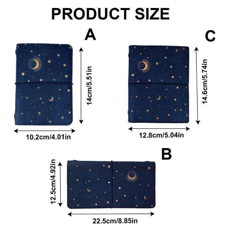 Журнал Звездный блокнот с пустой бумагой многоразовый переплетный журнал для