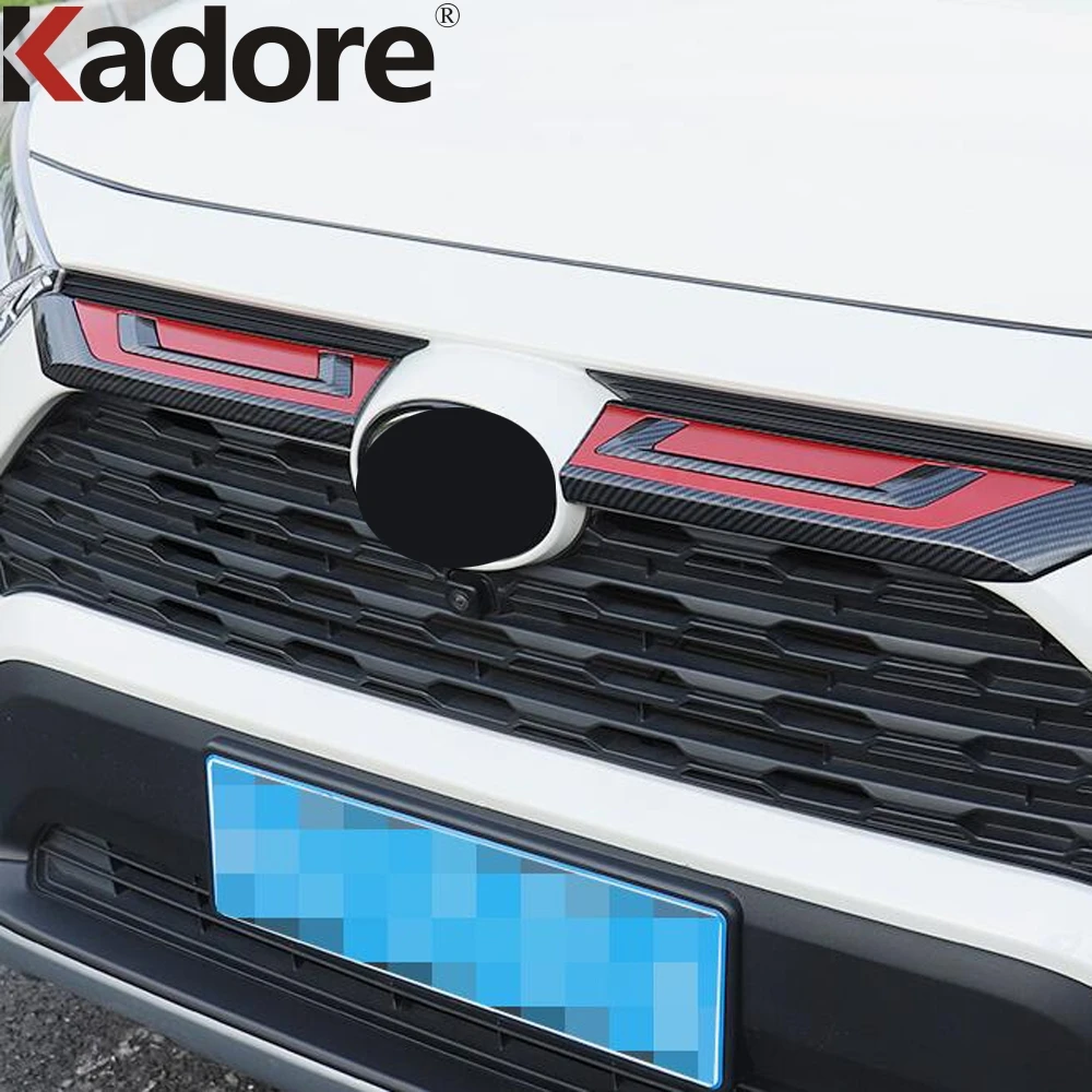 Передняя Верхняя решетка радиатора отделка для Toyota RAV4 RAV 4 LE XLE 2019 2020 2021 Передние