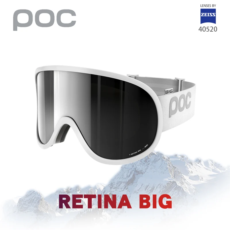 

Original POC Brand Retina ski goggles double layers anti-fog Big ski mask glasses skiing men women snow snowboard Clarity