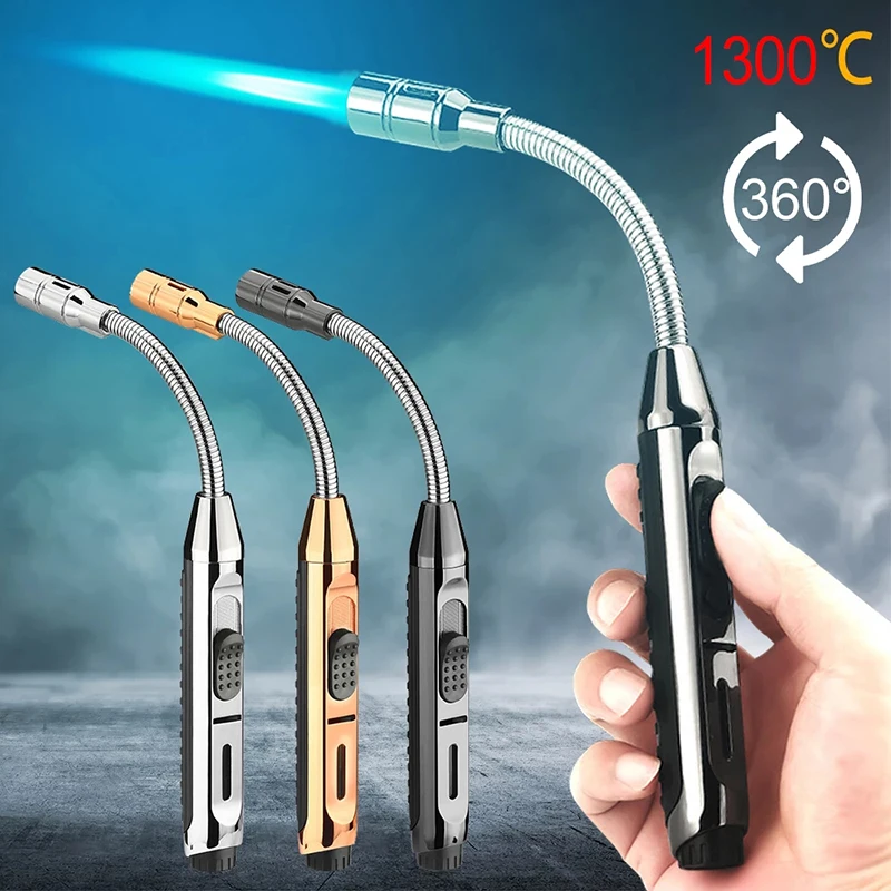 

Candle Gas Stove Torch Turbine Lighter Gas Lighter Windproof 1300C BBQ Kitchen Cooking Spray Gun Jewelry Metal Welding Lighter