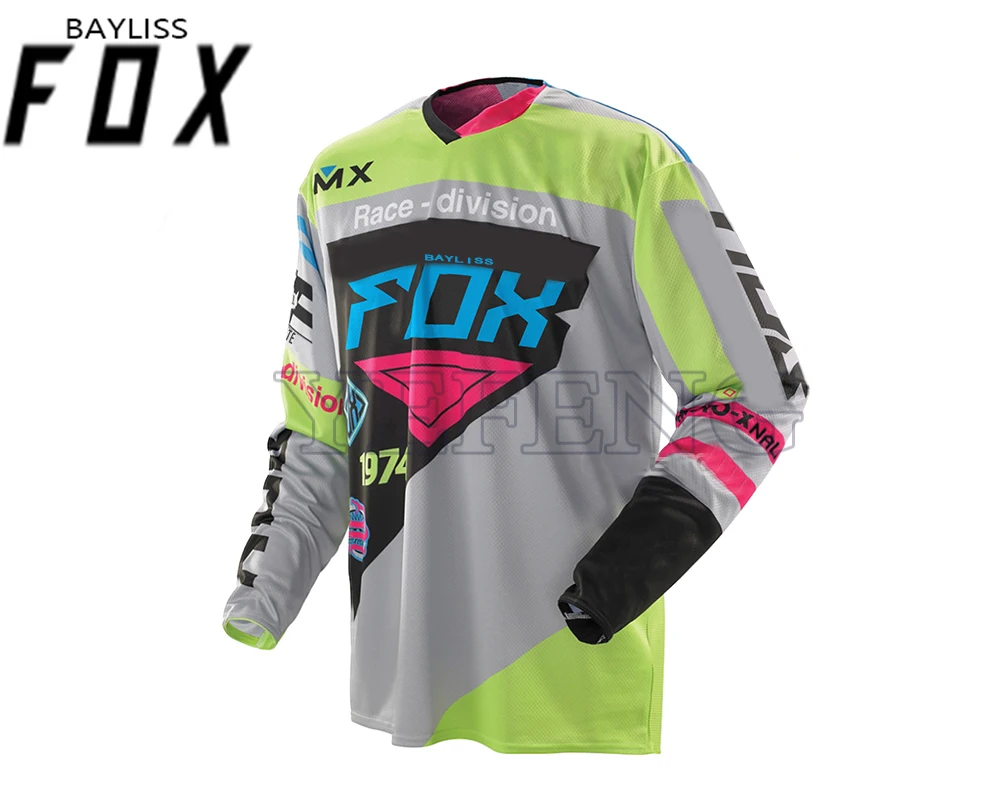 

Футболка для мотокросса Bayliss FOX MX Dirtbike внедорожник ATV MTB Gear Racing 360 мужская летняя рубашка с длинным рукавом Downhil горный велосипед