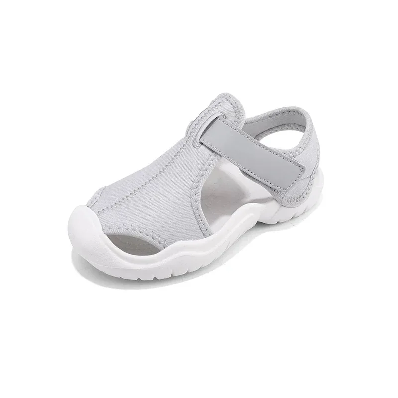 

Children Summer Sandals Boys Breathable Beach Shoes Girls Comfortable Hollow Sports Sandals Baby Soft Sole Barefoot Sandals