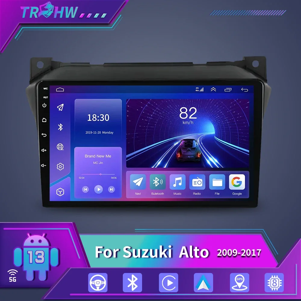 Автомобильный Android Playe для Suzuki Alto 2009-2016 мультимедийный плеер WIFI GPS навигатор 4G LTE BT