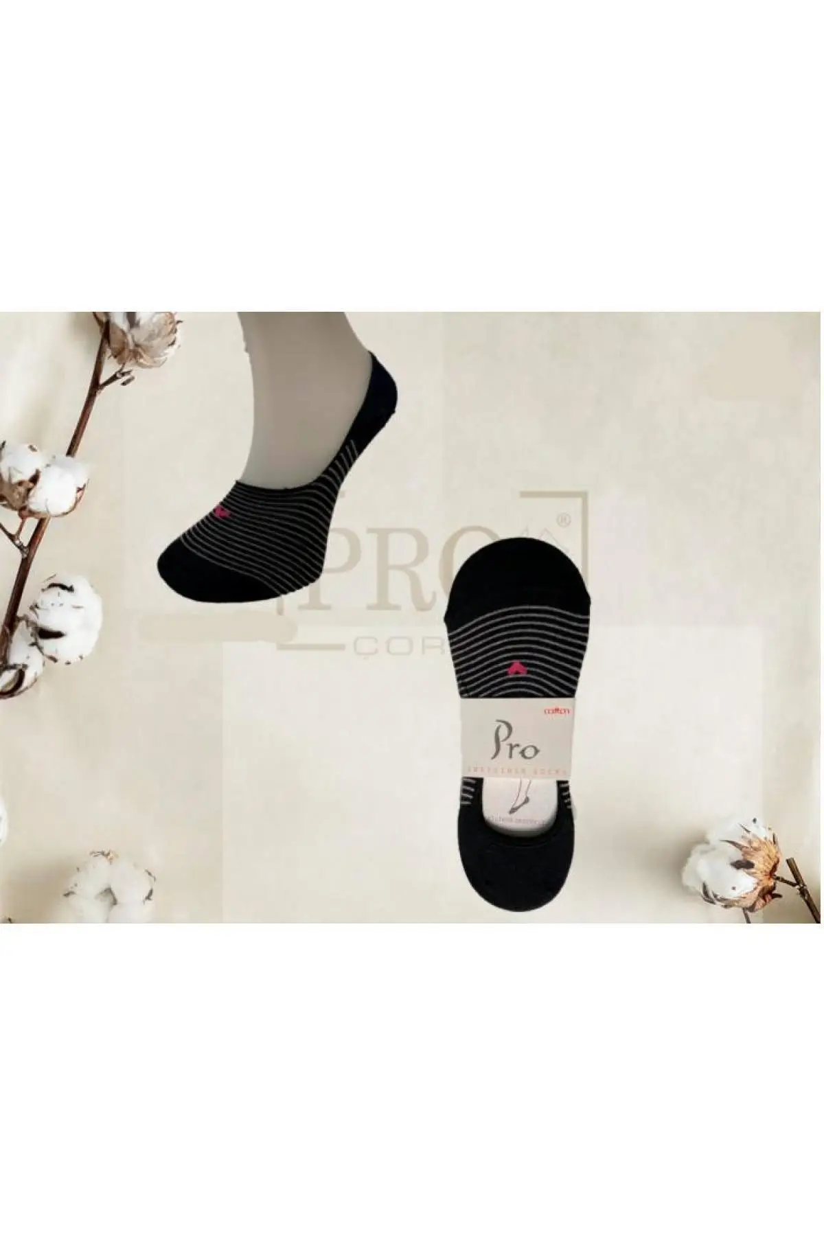

Women's black rose combed stocking socks 6 psc.