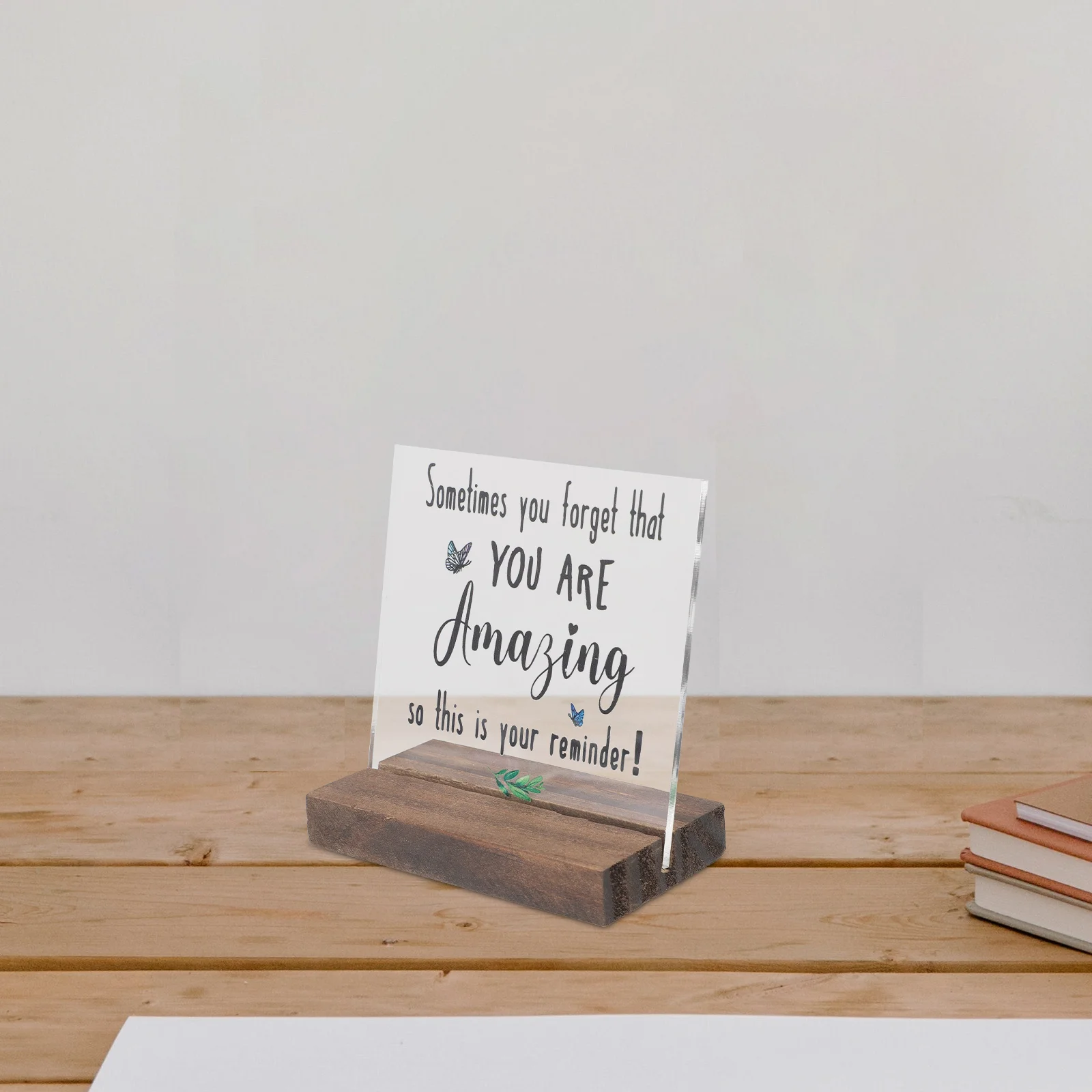 

Light House Decorations Home Table Sign Stand Acrylic Decorative Office Motivational Desk Plaque Women