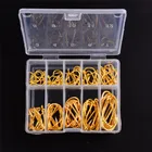 Рыболовные крючки с боксом из нержавеющей стали для ловли карпа