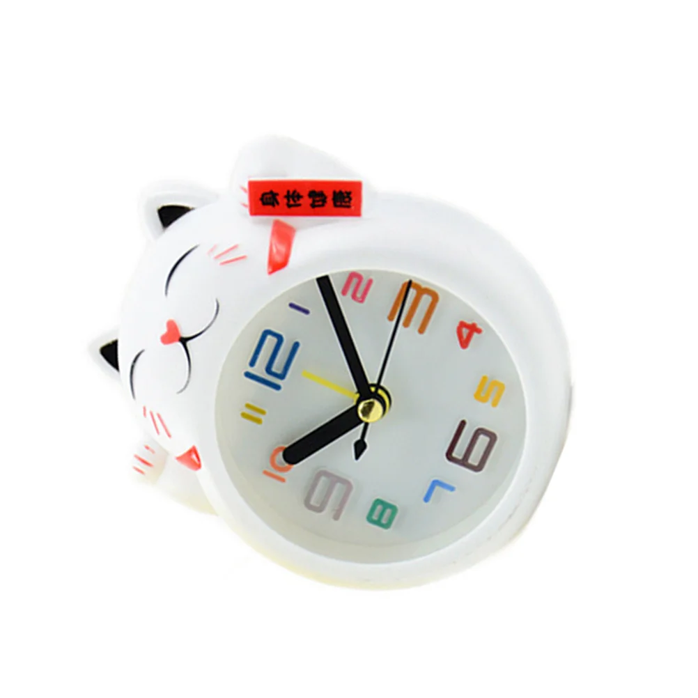 Alarm Clock Silent Silent Alarm Clock Operated Wake Clock Cartoon Desk Clocks Without Table Clock Shelf