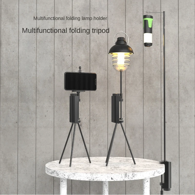 

Multifunctional Camping Lamp Detachable Aluminum Camping Lamp Bracket Camping Light Holder