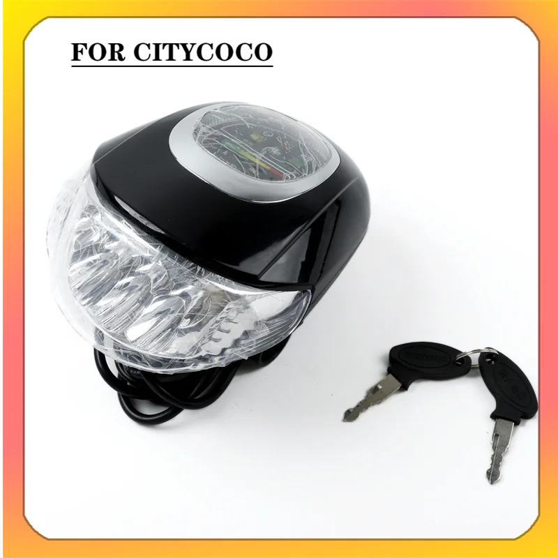 Faros delanteros con Bluetooth de alto grado, luces traseras LCD, tablero de instrumentos para Citycoco Niu, piezas de Scooter eléctrico, 60V