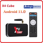 2021 ТВ-приставка UGOOS X4 Pro X4 Cube X4 Plus Android 11 Amlogic S905X4 LPDDR4 4 Гб ОЗУ 32 Гб ПЗУ поддержка AV1 HDR 1000M BT4.0 4K ТВ-приставка