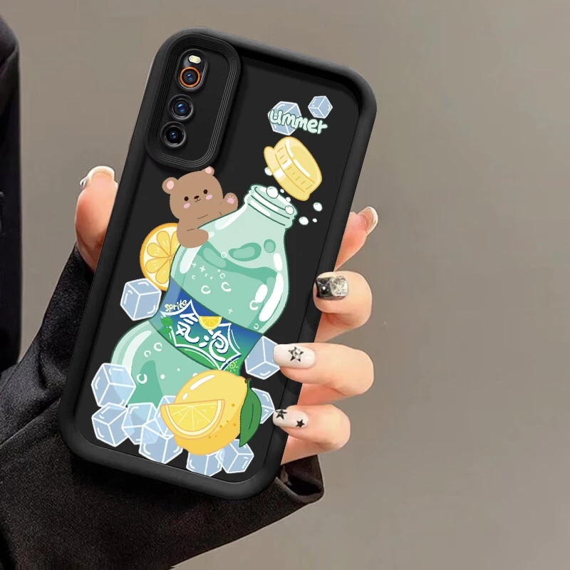 Чехол с рисунком лимонной соды для VIVO Y35m Y78 Plus Y78m Y77 Y77e Y73t Y11 Y35 Y76s t1