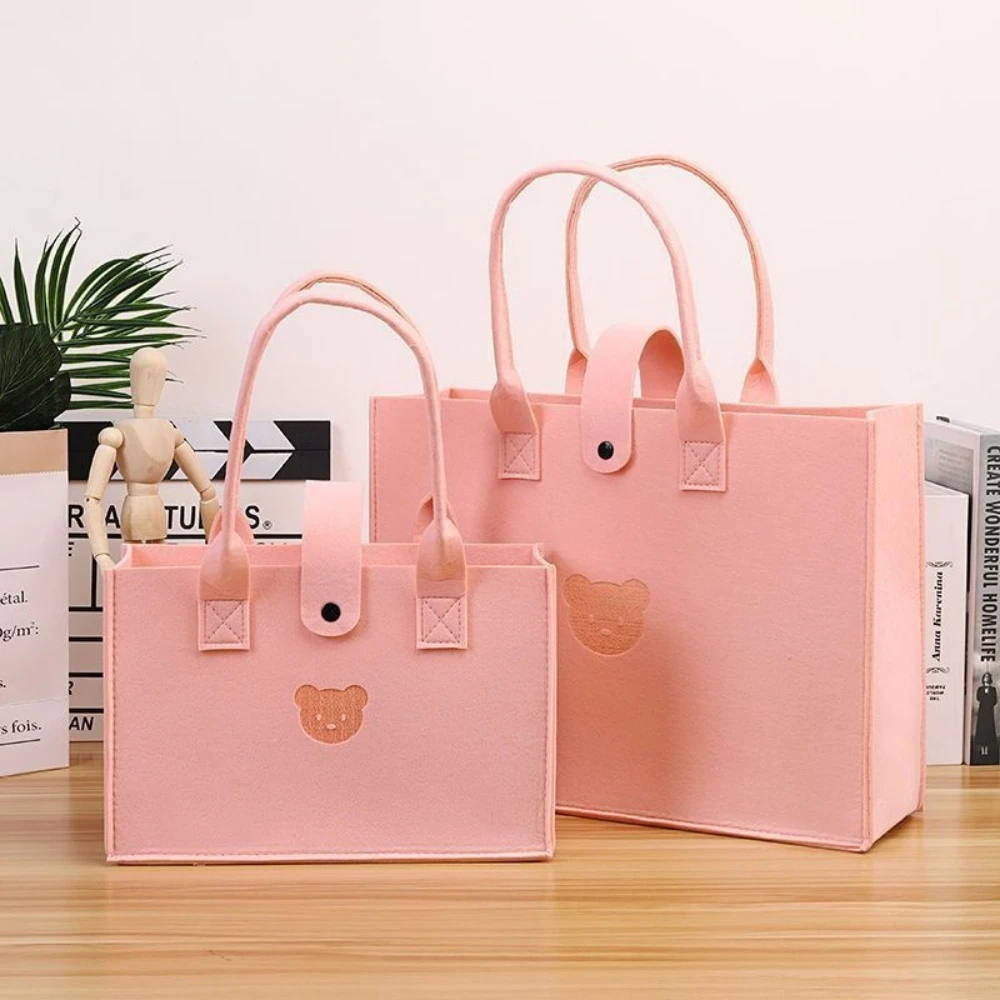 Сумка-тоут женская с рисунком медведя