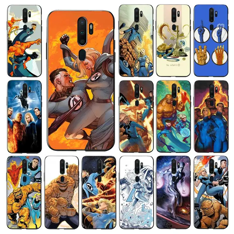 

Disney Fantastic Four Phone Case for Vivo Y91C Y11 17 19 17 67 81 Oppo A9 2020 Realme c3