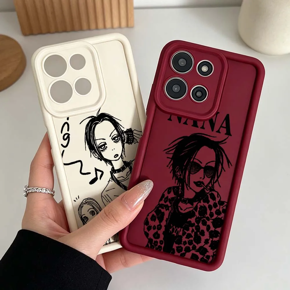Фото Популярный чехол для телефона с аниме-дизайном NANA для Motorola Moto G86 G85 G75 G56 G06 Edge 70 60 50 Fusion, силиконовый чехол с рисунком Eye Ladder №2
