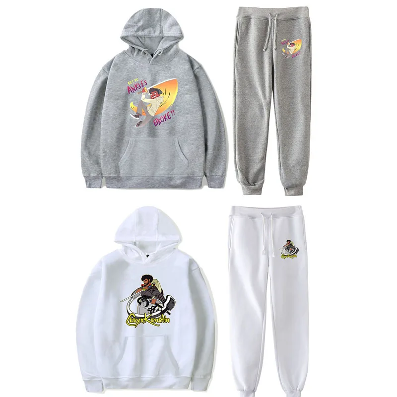 

Coryxkenshin Champinship Ring MO DIAMONDS Print Fashion Suit Hoodies Suit Sweatshirt Pants Two Piece Set Clothing For Woman Man
