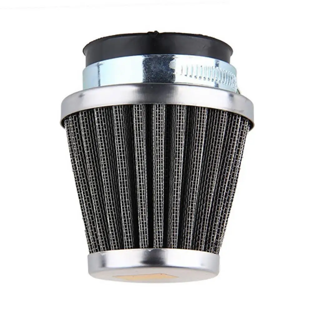 

Air Filter Motorcycle Accessories Metal Oval Metallic Clamp-on Refit Intake Funnel Air Filter