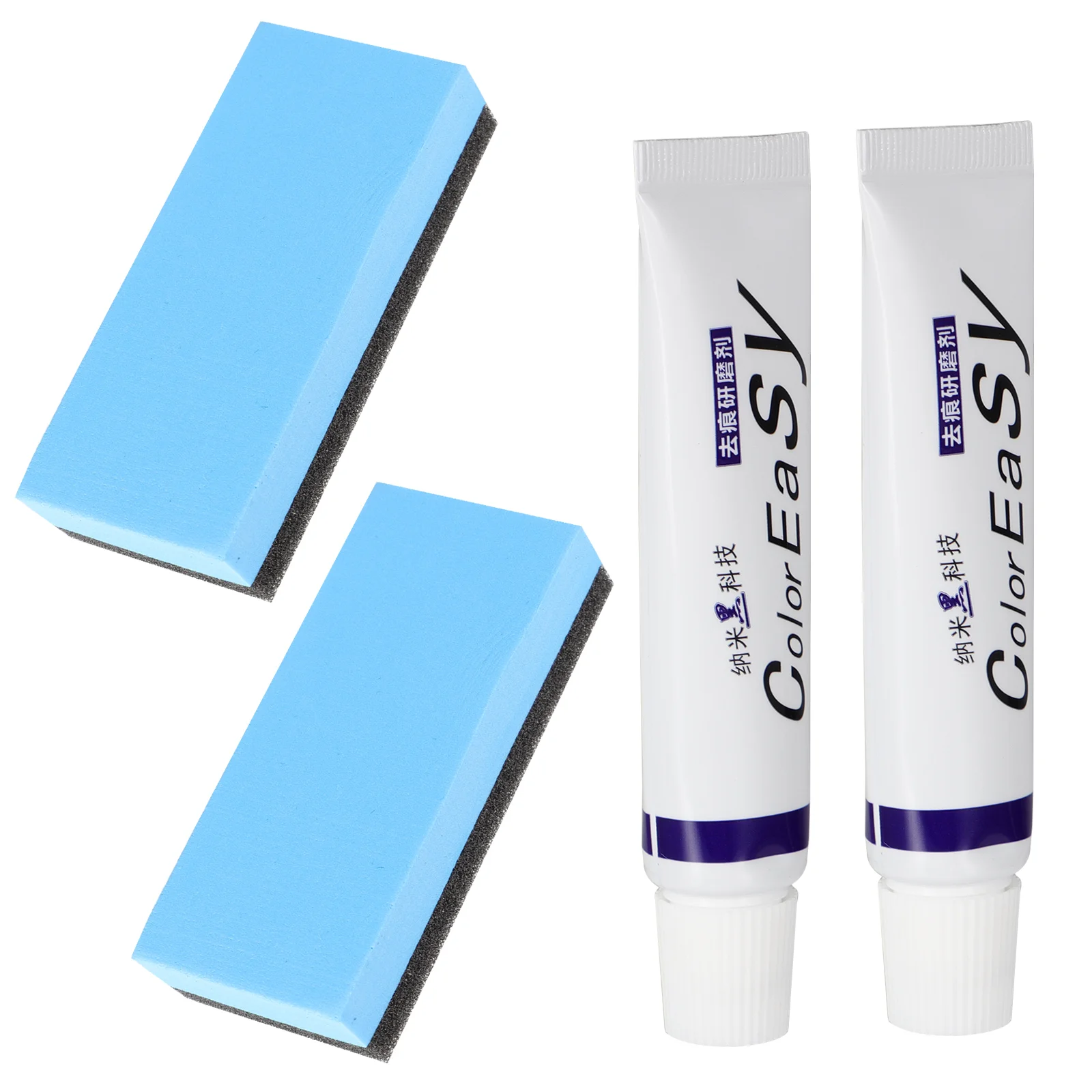 

2 Sets Practical Safe Auto Scratch Repair Kit Scratch Restorer Wax Car Scratch Remover