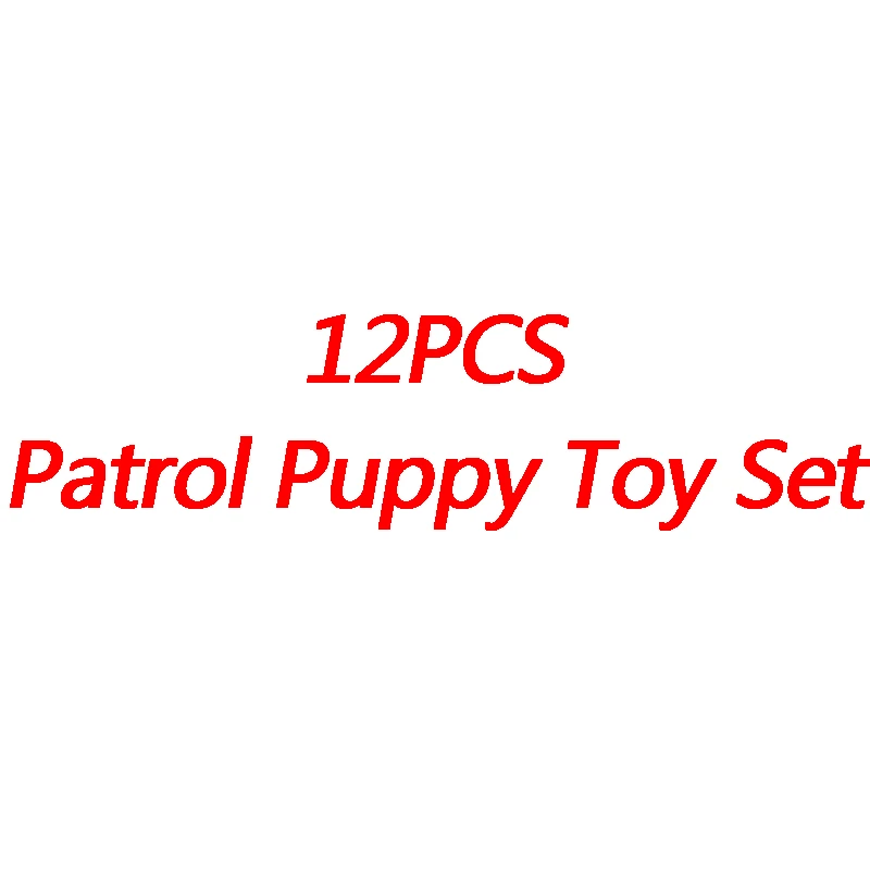 

12 Pcs PAW Patrol Action Figure Toys Set Birthday Cake Anime Figure Decoration for Kids Boy Children Xmas Gift 3-8CM
