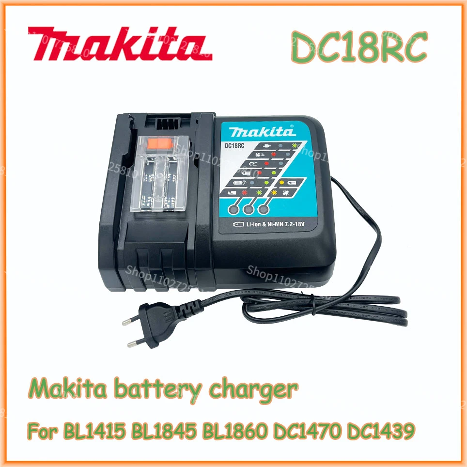 

Makita Original DC18RC Battery Charger Makita 3A 6A 14.4V 18V Bl1830 Bl1430 BL1860 BL1890 Tool Power Charger Usb 18VRC