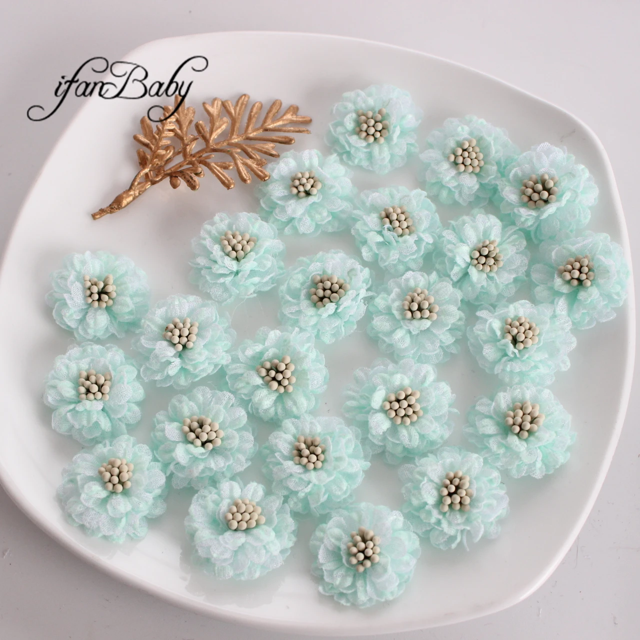 

Корейские тканевые цветы для волос ifanBaby 192720221216