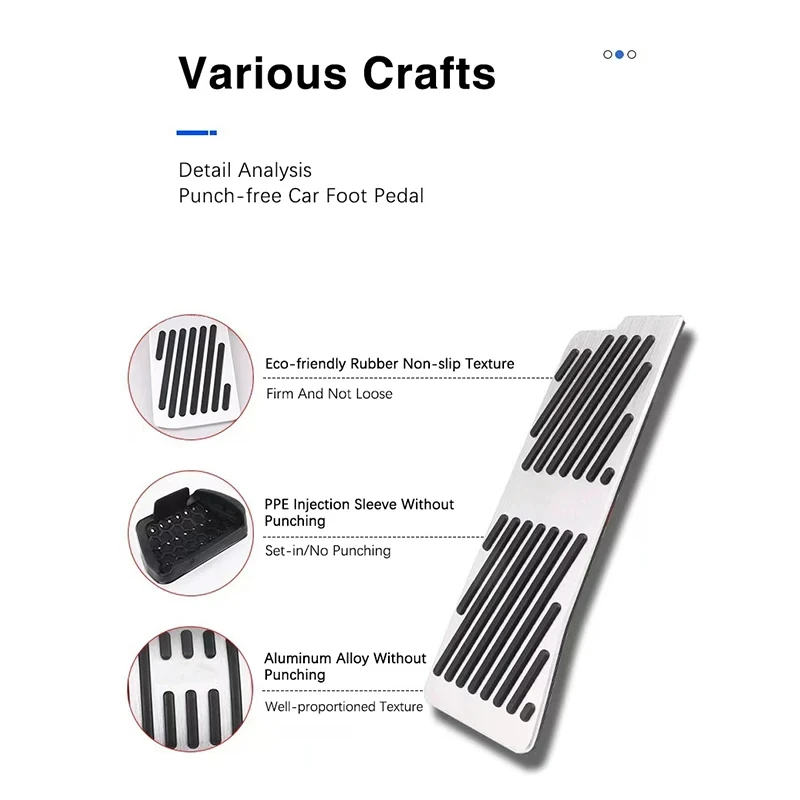 Автомобильные ножные педали для BMW X1 iX1 U11 2022 2023 2024 2025 Нескользящие из алюминиевого