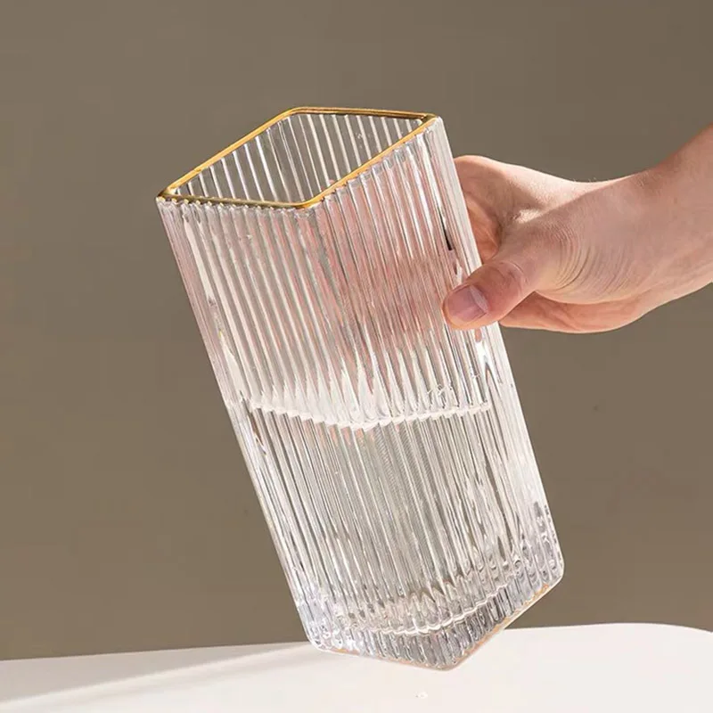 

Классические разноцветные стеклянные вазы, цветочный горшок, корзина для цветов, домашние сушеные прозрачные Гидропонные маленькие бутылк...