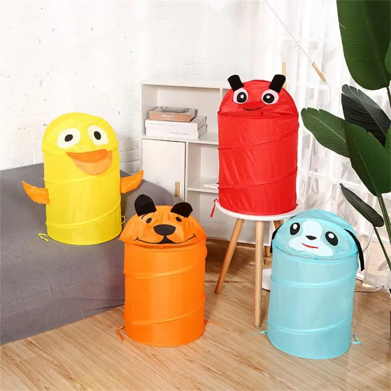 

Складная корзина для белья с мультяшными животными