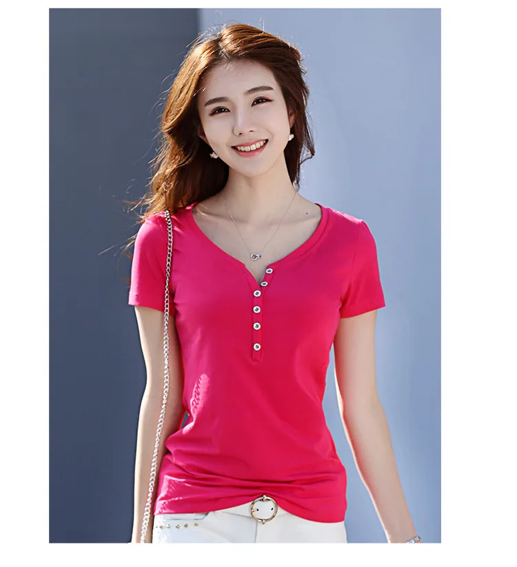 

2022new Casual Short Sleeve Shirt letter print women short round neck T-Shirt white 2021
