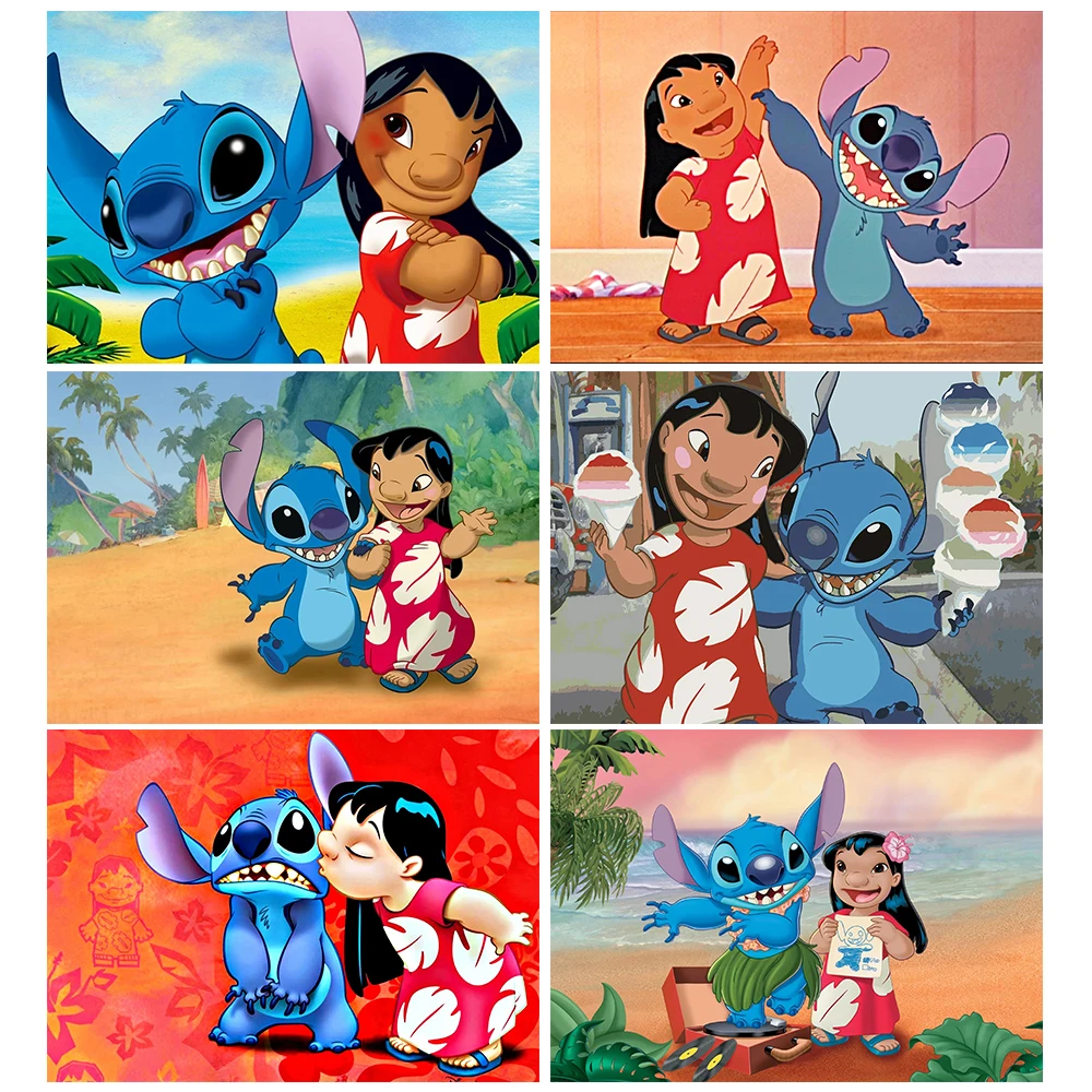 

Цифровая картина маслом в стиле Диснея, живопись с персонажами мультфильмов, Настенная роспись для спальни, гостиной, домашние настенные ка...