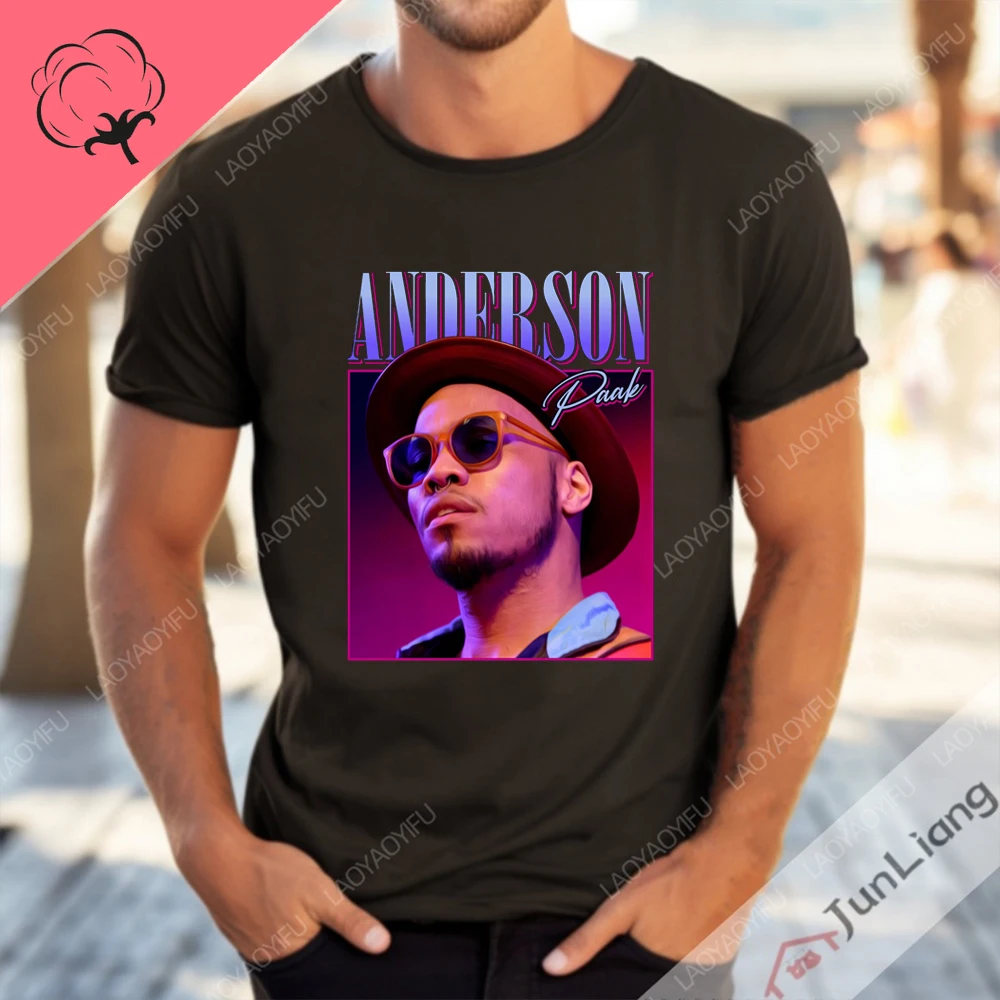 Футболки с рисунком Anderson Paak трендовые крутые мужские футболки женская футболка