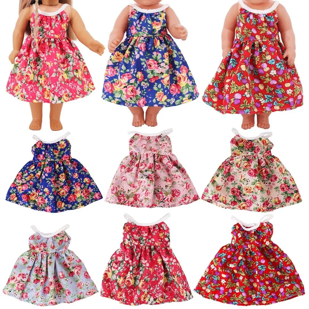

Toy Mini Playing House Photo Summer Floral Dress Dollhouse Accessories Doll Clothes Change Dressing Game