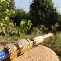 high pressure water gun home garden brass nozzle irrigation direct spray gun flower watering tool adjustable pressure washer