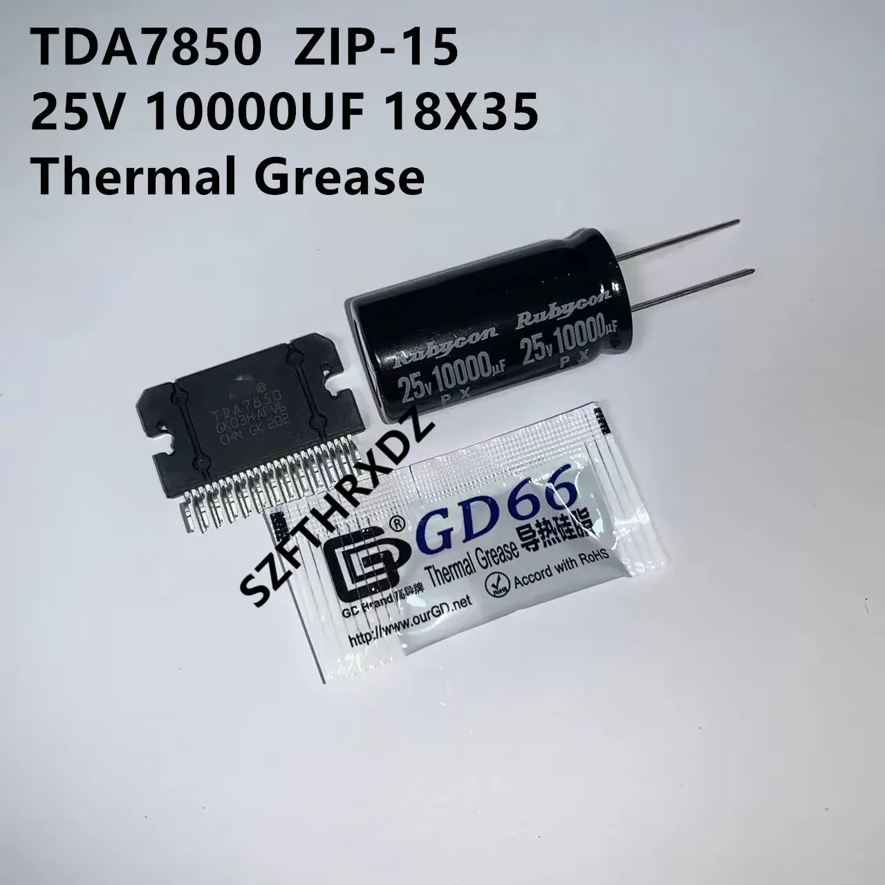 SZFTHRXDZ 1 компл. 100% новый импортный оригинальный автомобильный усилитель TDA7850 ( 4X50W ) ZIP-25 + 25 в 10000UF 18X35 + термопаста